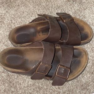 Brown Birkenstocks